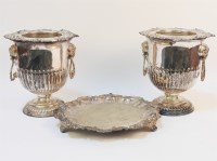 Lot 246 - A pair of Sheffield wine coolers