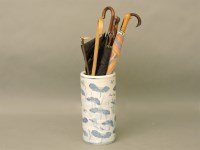 Lot 309 - A reproduction Chinese blue and white stick stand