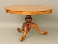 Lot 462A - A Victorian style mahogany centre table