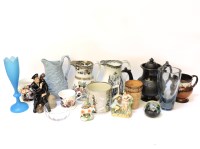 Lot 242 - A small quantity of Victorian and later pottery