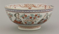 Lot 46 - A Dutch decorated bowl