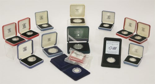 Lot 1065 - A collection of Royal Mint sterling silver commemorative coins