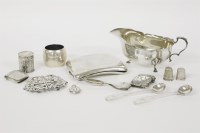 Lot 87 - Silver items: two vesta cases