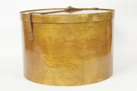 Lot 386 - A circular plywood hatbox