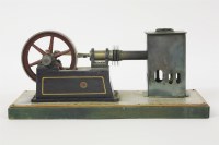 Lot 163 - A tin plate stationary steam engine