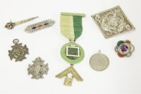 Lot 62 - A collection of silver sporting medals