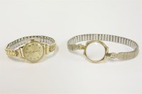 Lot 41 - A ladies 9ct gold Cyma mechanical watch