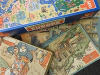 Lot 249 - Two boxes of puzzles and games