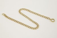 Lot 12 - A gold filed curb link bracelet