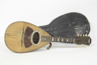 Lot 377 - A Fratelli Tassinari Neopolitan bowl back mandolin