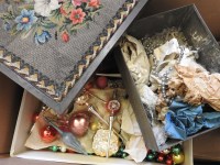 Lot 293 - A quantity of vintage Christmas tree decorations etc. Provenance Standen Hall Clitheroe