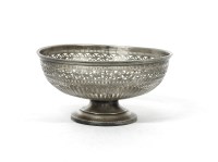 Lot 1263 - A Mappin & Webb silver fruit bowl