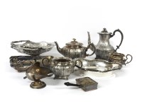 Lot 1360 - A collection of silver plate