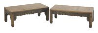 Lot 234 - A pair of kang tables