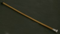 Lot 316 - A malacca walking cane