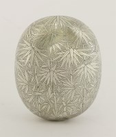 Lot 156 - A Chinese silver tobacco box