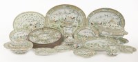 Lot 295 - An extensive Canton famille rose porcelain Table Service