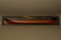 Lot 2139 - A half ship model of 'Dunraven' with a red painted hull