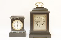 Lot 305 - An Edwardian bracket clock