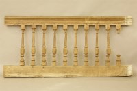 Lot 542 - A section of 17th century balustrade