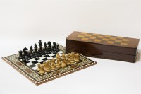 Lot 248 - A chess set