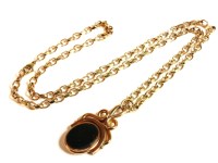 Lot 52 - A 9ct gold filed belcher chain