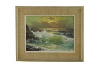 Lot 428 - Giuseppe Rossi
TUMULTUOUS SEA
Oil on canvas
31cm x 41cm