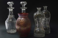 Lot 175 - A pair of Venetian decanters