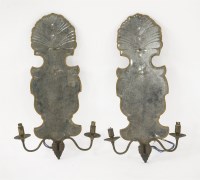 Lot 436 - A pair of wall lights