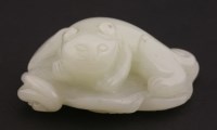 Lot 108 - A white jade Carving
