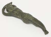 Lot 153 - A bronze Corpus figure