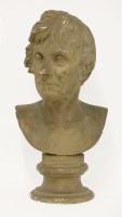 Lot 178 - A plaster bust of Lord Nelson