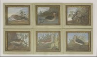 Lot 320 - A...B... (18th century)
A TURTLE DOVE; A DIVER; A BRAMBLING; A REDWING; A CORNCRAKE; A SNIPE
A set of six