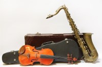 Lot 200 - A saxophone retailed by Besson and Co.