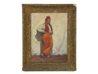 Lot 1603 - Ronald Thursby (20th Century)
STUDY OF A NORTH AFRICAN MAN
Signed and dated 1937