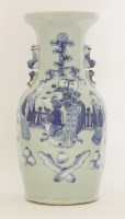 Lot 74 - A celadon vase