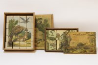 Lot 1121 - The natural history and mosaic sectional puzzle