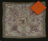 Lot 1055 - An Hermès silk scarf