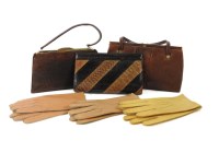 Lot 371A - Three vintage handbags