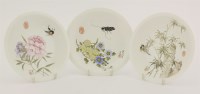 Lot 326 - Three Chinese saucers
