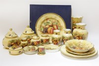 Lot 266 - A quantity of Aynsley 'Orchard Gold' pattern teawares etc