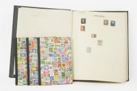 Lot 107 - Green Acme stamp album with GB and Commonwealth stamps