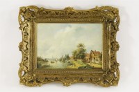 Lot 412 - ...Hendriks
A DUTCH TOWN
Oil on panel
13 x 18cm