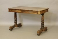 Lot 467 - A William VI rosewood library table