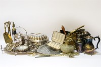 Lot 250 - A collection of silver and silver plate