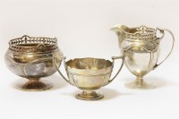 Lot 139 - Art Nouveau silver sugar bowl