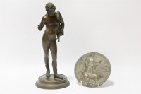 Lot 188 - A classical bronze figure of David