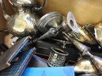 Lot 220 - A large quantity of silver plated wares