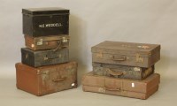 Lot 278 - A collection of trunks and suitcases