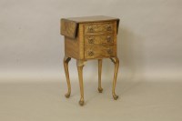 Lot 456 - Walnut bedside table